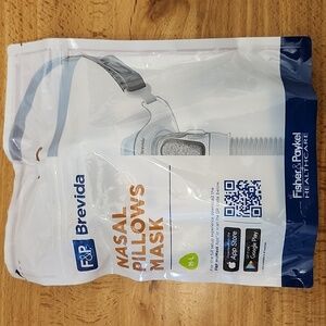 F&P Brevida Nasal Pillow Mask M-L Factory Sealed Brand New